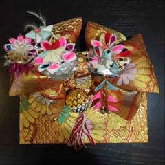 本日処分予定お値下げ【お正月】初詣にどうぞ！子供用付け帯 帯揚げ2種、志古貴なしのサムネイル