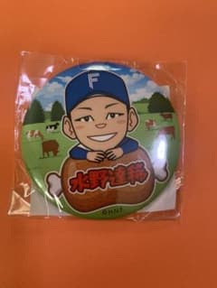 ファイターズガチャ　43水野　肉祭り　バッチのサムネイル