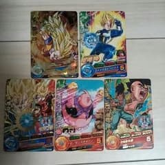 ドラゴンボールヒーローズ５枚setのサムネイル