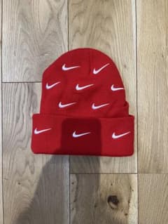【激レア】NIKE beanie 総柄　ニットキャップのサムネイル