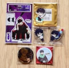呪術廻戦 伏黒恵 アクリルスタンド＆缶バッジ 6点セット - メルカリ