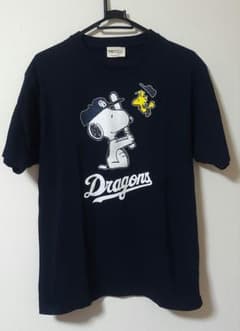 中日ドラゴンズ スヌーピー コラボ Tシャツ L - メルカリ