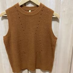 ニットベスト ノースリーブのサムネイル