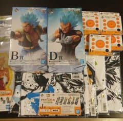 一番くじ ドラゴンボール フィギュア B賞 ゴジータ D賞ベジータ おまけ付きのサムネイル
