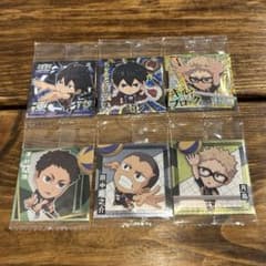 ハイキュー!! シールウエハースvol.2 影山飛雄月島蛍田中龍之介澤村大地のサムネイル