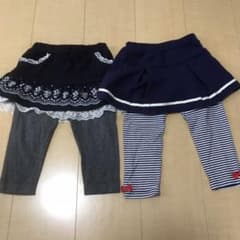 スカート 2枚セット 90センチのサムネイル