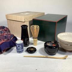 利休形　茶箱　茶道具　送料無料 茶道具 利休茶箱 茶箱5点セット 茶箱 鎌倉彫壺々 陶器三点セット