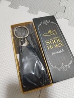 Leather SHOE HORN portable キーホルダーのサムネイル