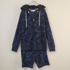 美品ABAHOUSE ecru カモフラ柄 ジップアップパーカー&パンツ