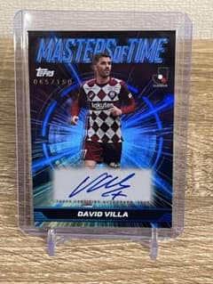 Topps Jリーグ ダビド・ビジャ 直筆サインカード 150枚限定のサムネイル