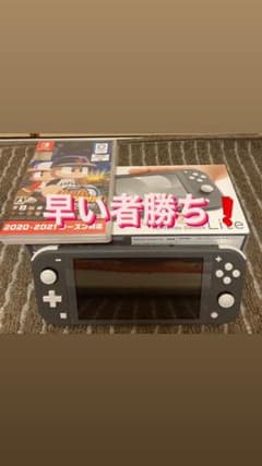Nintendo Switch lite グレー&パワプロ2020ソフトのサムネイル