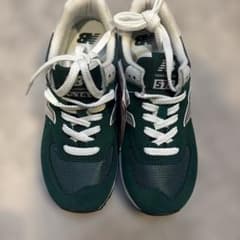 New Balance 574 スニーカー グリーン　24センチ