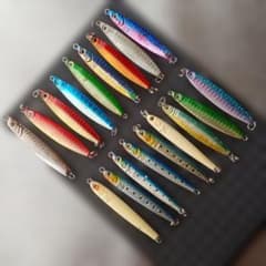 100均 メタルグ 約 40g 18本セット ルアー ジグまとめ まとめてのサムネイル