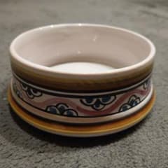 ポルトガル コニンブリガ焼き 民芸品 古物 ハンドペイント 蚤の市 絵皿
