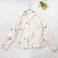 日本製✨パラスパレス 綿100%長袖シャツ L オフホワイト ナチュラル 総