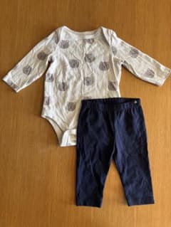 babyGAP くま柄 ボディスーツ パンツ セット 3-6mのサムネイル