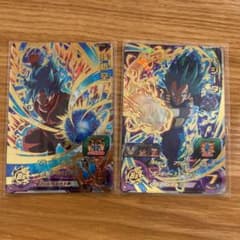 孫悟空とベジータ「スーパードラゴンボールカードヒーローズ」のサムネイル
