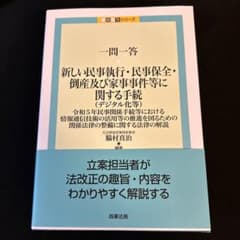 新しい民事執行・民事保全・倒産及び家事事件に関する手続（デジタル化等）【裁断済】のサムネイル