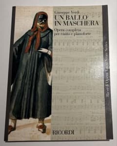 UN BALLO IN MASCHERA 仮面舞踏会 Ricordi版 - メルカリ