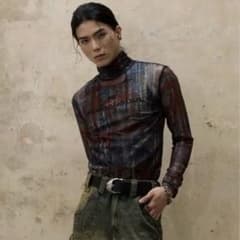 PERSONSOUL Vague Top セカンドスキン半透明 メッシュのサムネイル