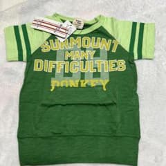 【新品タグ付き】Donkey Jossy ラグラン Tシャツ グリーン 100のサムネイル