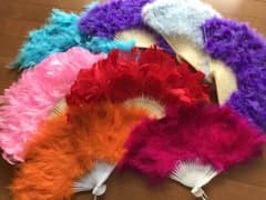 バブリー扇子  8本セットのサムネイル
