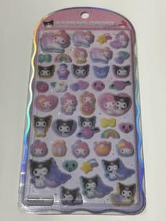 【正規品】サンリオ マイメロディ クロミ コットンパフィーシールのサムネイル