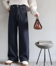【classicalelf】ハイウエスト ルーズ デニム パンツのサムネイル
