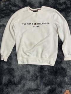 TOMMY HILFIGER ロゴ クルーネック スウェット ホワイトのサムネイル
