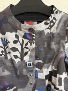 アルベロベロ幾何学模様 グレー ジャケット - メルカリ