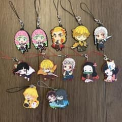 鬼滅の刃 ラバーストラップ 12点セットのサムネイル