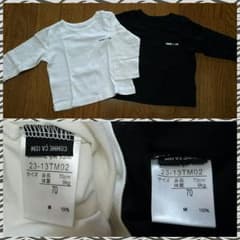 コムサイズム★ロンＴ2枚セットのサムネイル