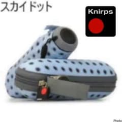 신품 미사용 Knirps 쿠닐프스 X1 경량 접는 우산 케이스 포함 52cm 블루
