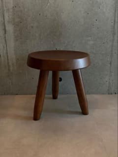 美品】シャルロットペリアン ベルジェスツール 無垢材 ミッド