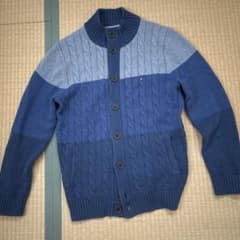 TOMMY HILFIGER ケーブルニットカーディガン Mのサムネイル