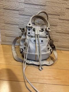 BALENCIAGA Classic Pom Pom 2-Way Leather Bag