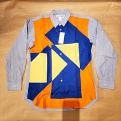 COMME des GARÇONS SHIRT パッチワークシャツ Mのサムネイル