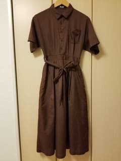 kutir　半袖ワンピース ブラウンのサムネイル