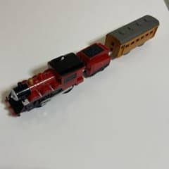ジャンク品　プラレール 大井川鉄道　ジェームス 車両＋後尾車（客車）付きのサムネイル