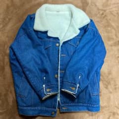 最終値下げ　ボアデニムジャケットのサムネイル
