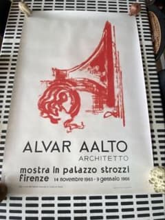 ALVAR AALTO ARCHITETTO ポスターアルバ・アアルト ポスターのサムネイル