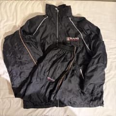 KARL KANI 90s ナイロンジャケット セットアップ ブラック XL - メルカリ