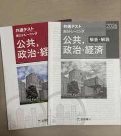 2026 共通テスト　実力トレーニング公共・政治・経済のサムネイル