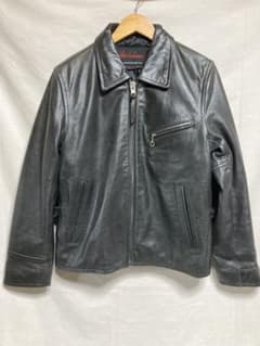REDSKINS レザーシングルライダースジャケット XL Redskins レザージャケット ブラック L シングルライダース - メルカリ