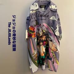 ジョジョの奇妙な冒険 ジョジョランズアロハシャツ ペインズグレー