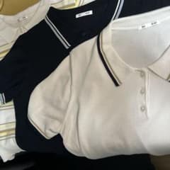 GU 半袖 ポロシャツ ニット XLのサムネイル