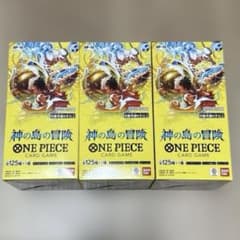 ワンピースカード 神の島の冒険 3BOX テープカット ワンピースカード 神の島の冒険 OP-15 テープカット 3box - メルカリ