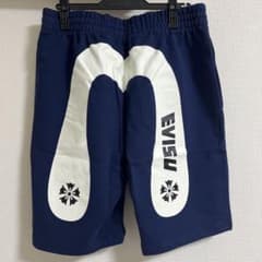 新品・タグ付】EVISU KOREA フラワー大黒 スウェットハーフパンツ L