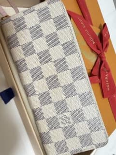Louis Vuitton ダミエ アズール 長財布 - メルカリ