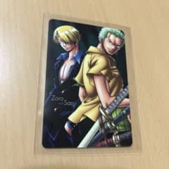 ONE PIECE カード　ゾロ×サンジのサムネイル